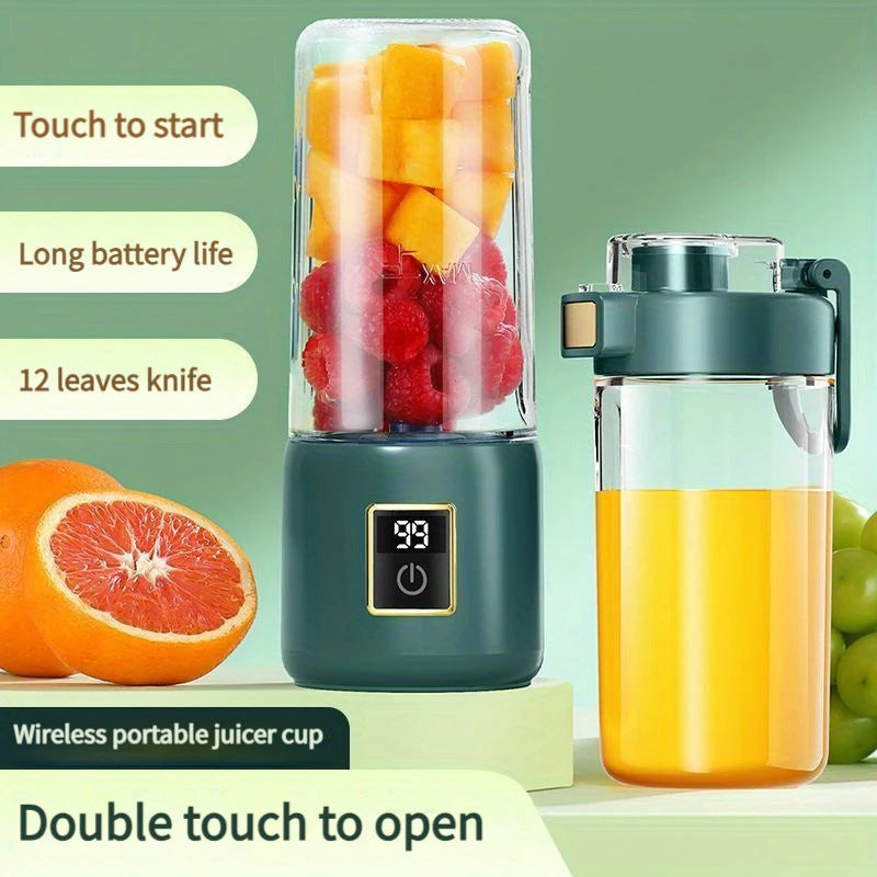 Portable Electric Blender 12 Blades and a Capacity of 500ml