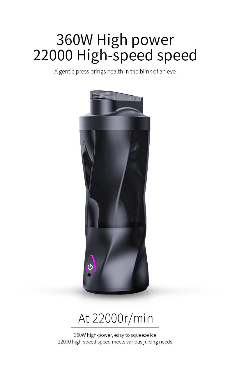 HD-10 Portable Blender | 6000 mAh | 360 W High-Power | BPA-Free | IPX7 Waterproof