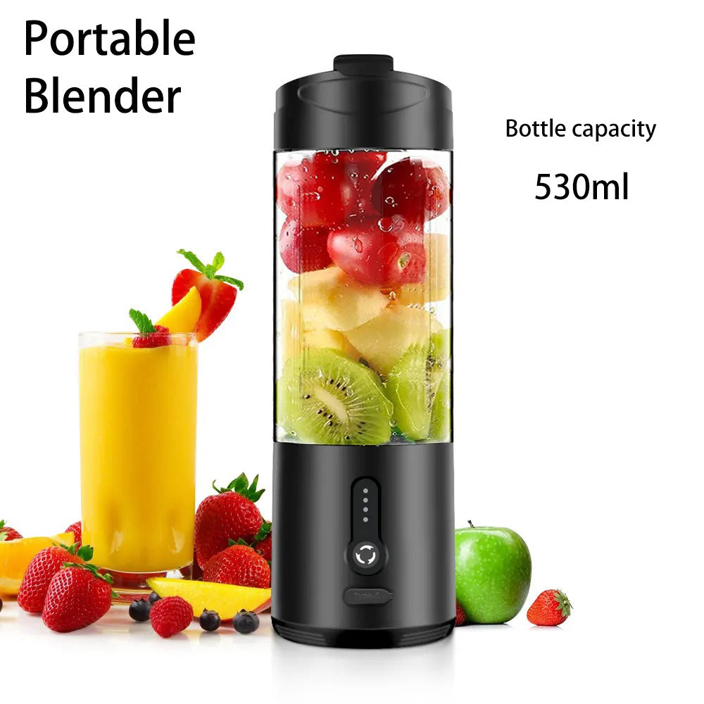 Cross-Border Portable Juicer Small Portable Cup Mixer USB Rechargeable Juicer Portable Blender